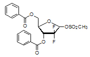 3,5-二-O-苯甲酰基-2-脫氧-2,2-二氟-1-O-苯甲酰基-D-呋喃核糖